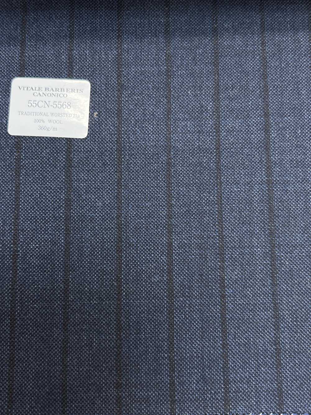 55CN5568 CANONICO TRADITIONAL WORSTED 21μ Raya Azul Marino[Textil] CANÓNICO