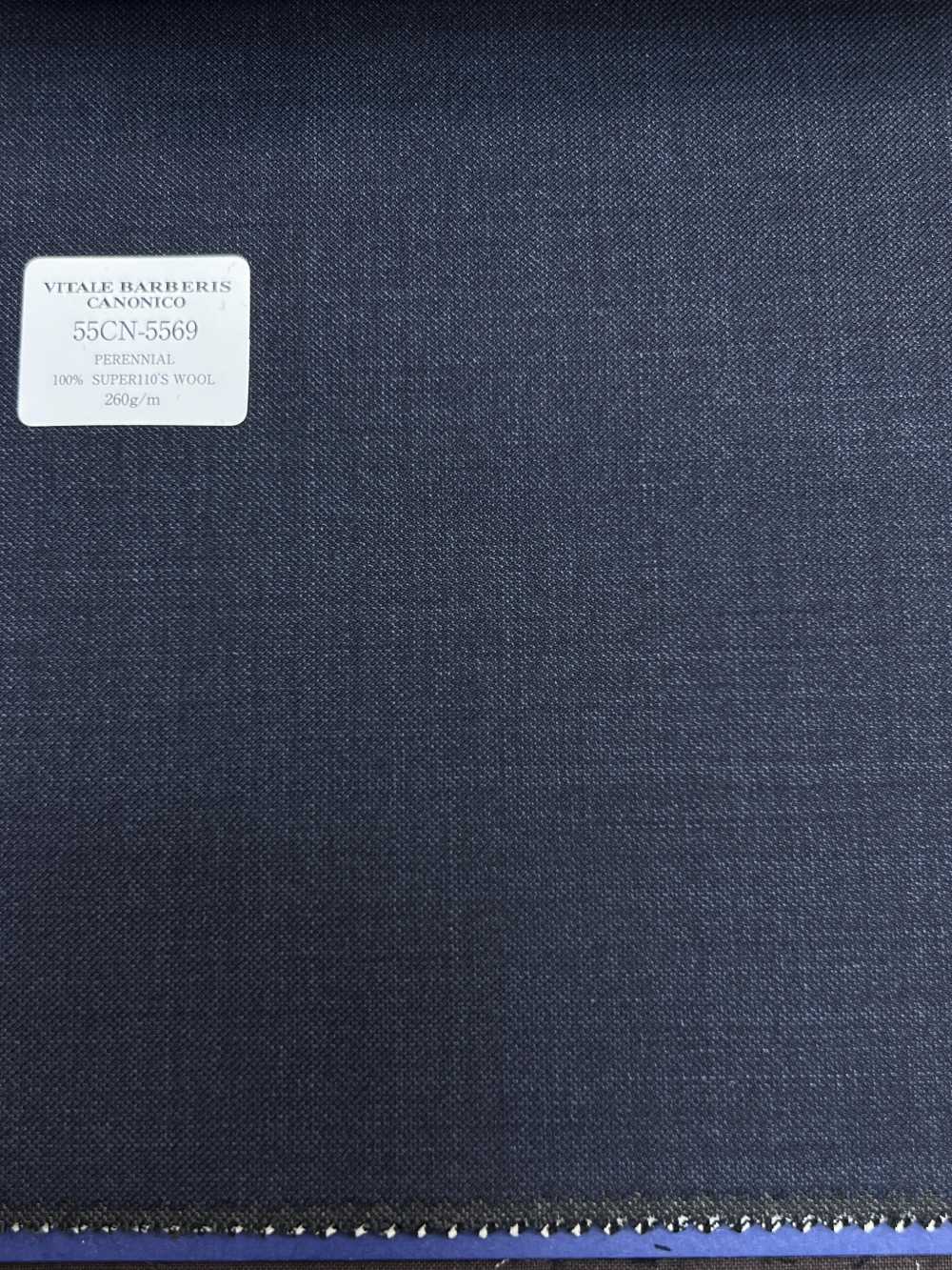 55CN5569 CANONICO PERENNIAL SUPER110'S Azul Marino Sin Patrón[Textil] CANÓNICO