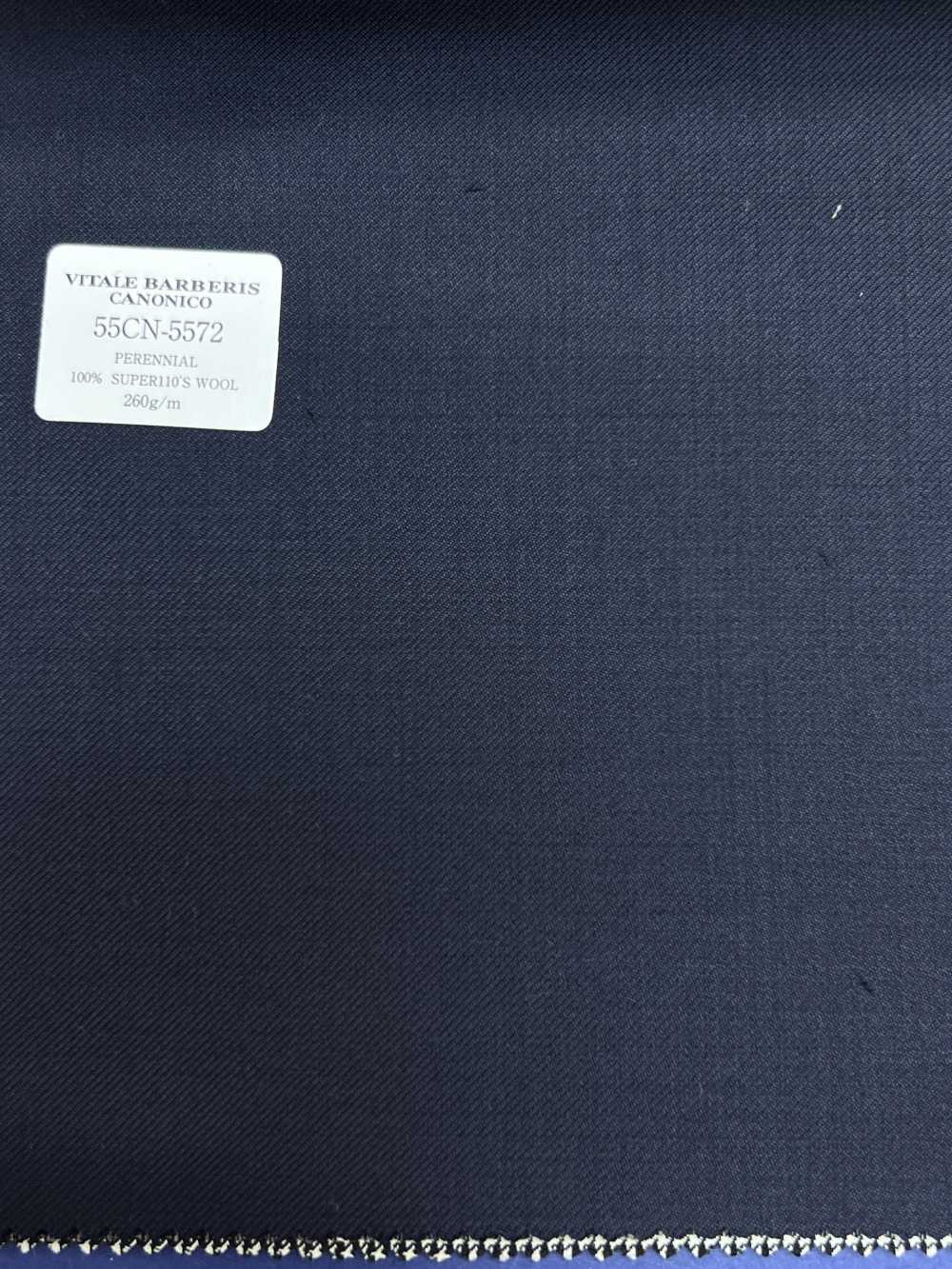 55CN5572 CANONICO PERENNIAL SUPER110'S Azul Marino Sin Patrón[Textil] CANÓNICO