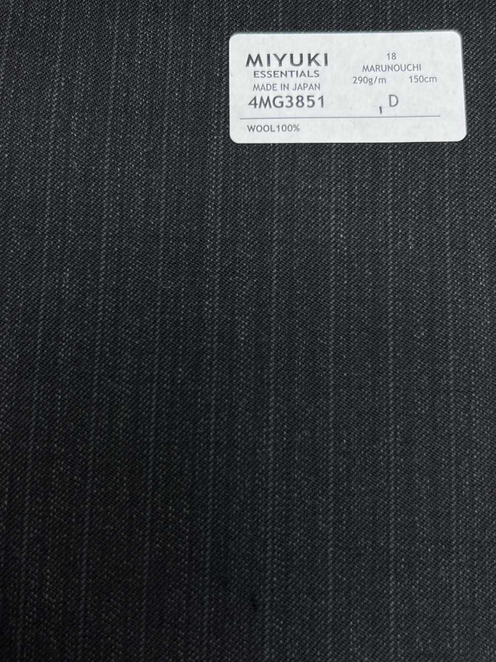 4MG3851 25AW MARUNOUCHI Raya Alternativa Gris Cielo Carbón[Textil] Fábricas De Lana Miyuki