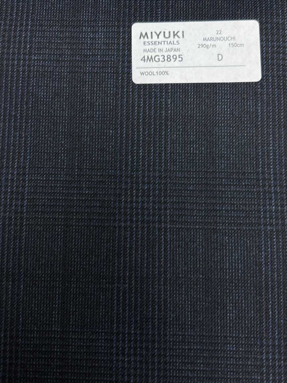 4MG3895 25AW MARUNOUCHI Glen Check Azul Marino[Textil] Fábricas De Lana Miyuki
