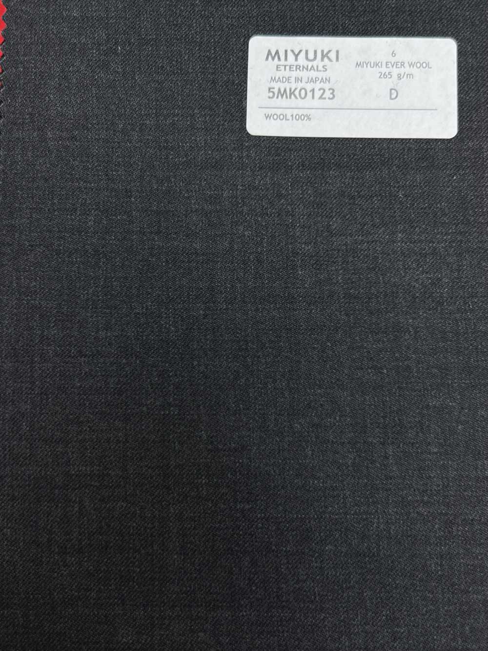 5MK0123 MIYUKI EVER WOOL (Miyuki Everwool) Sin Patrón Gris Cielo Carbón[Textil] Fábricas De Lana Miyuki