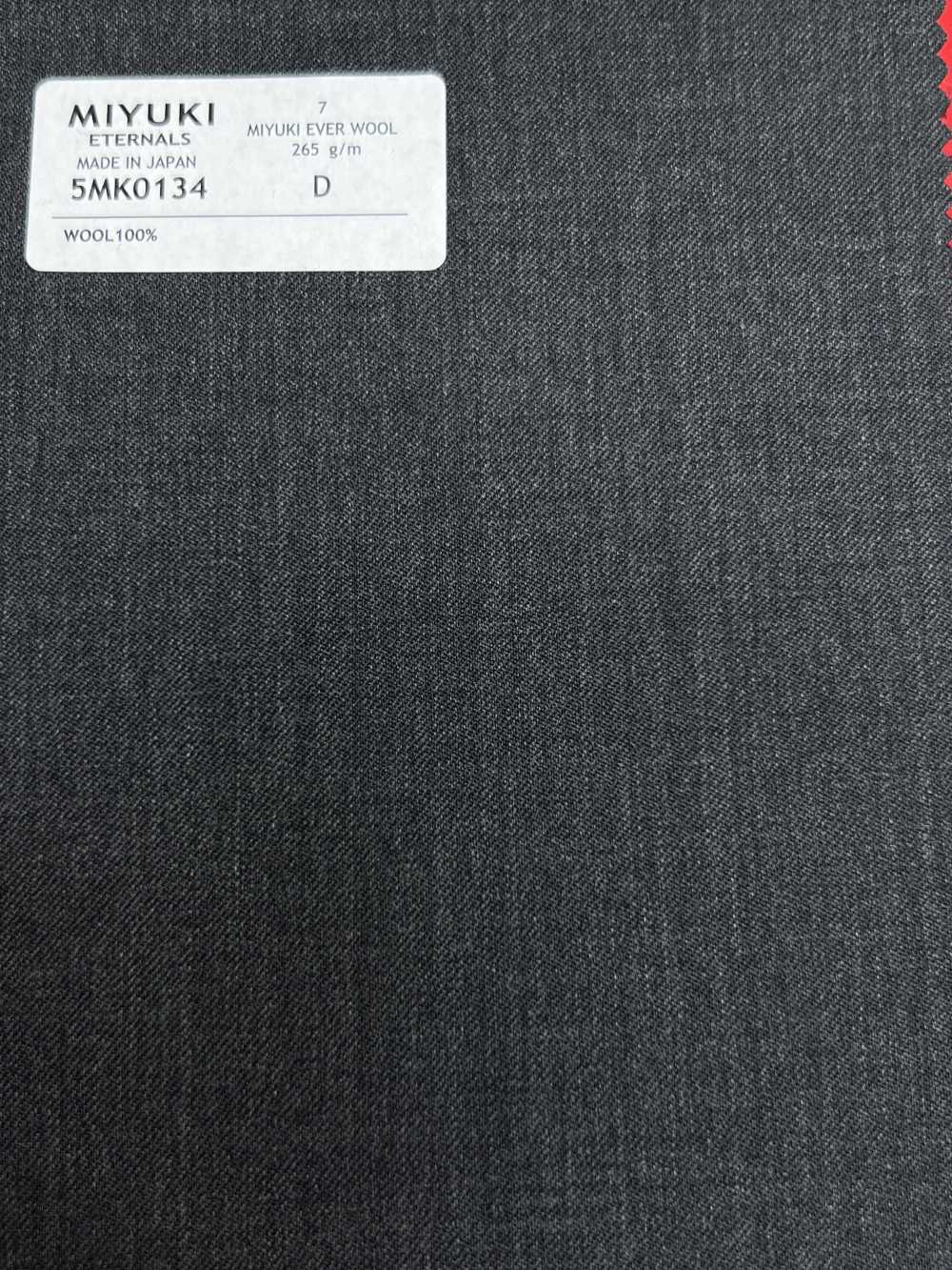 5MK0134 MIYUKI EVER WOOL (Miyuki Everwool) Sin Patrón Gris[Textil] Fábricas De Lana Miyuki