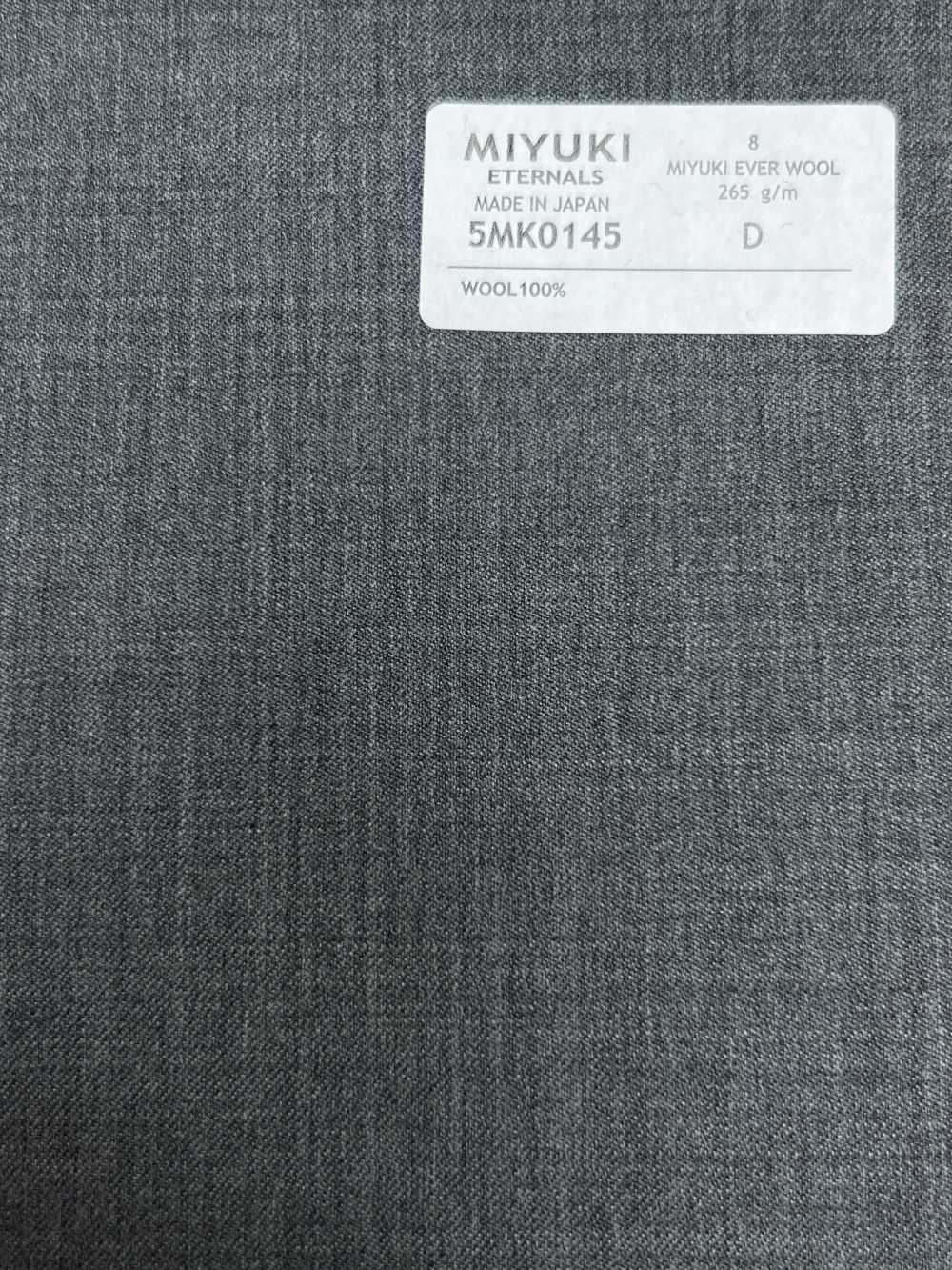 5MK0145 MIYUKI EVER WOOL (Miyuki Everwool) Gris Claro Sin Patrón[Textil] Fábricas De Lana Miyuki