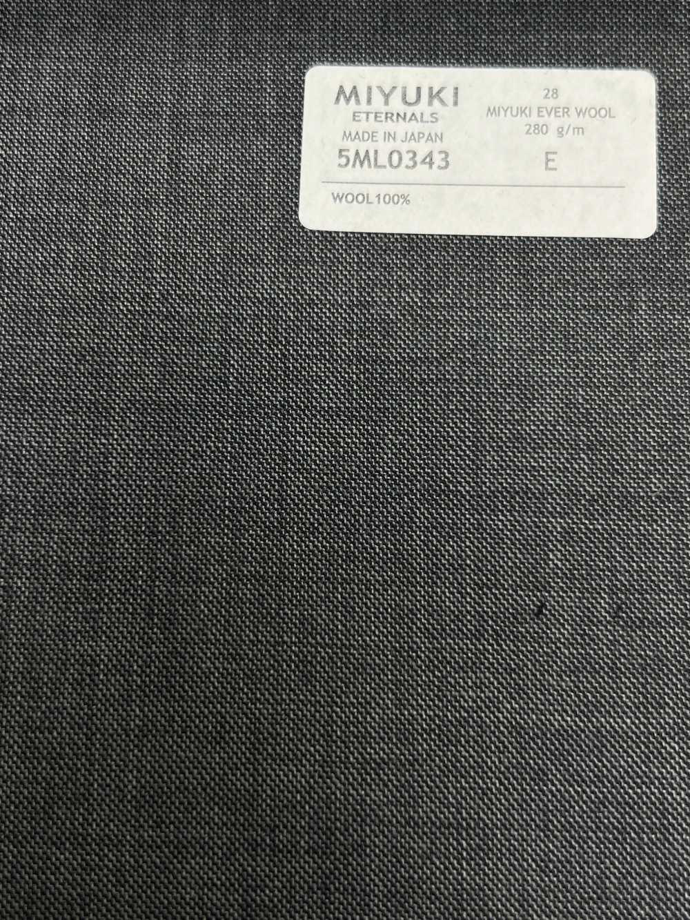 5ML0343 MIYUKI EVER WOOL (Miyuki Everwool) Sin Patrón Gris[Textil] Fábricas De Lana Miyuki