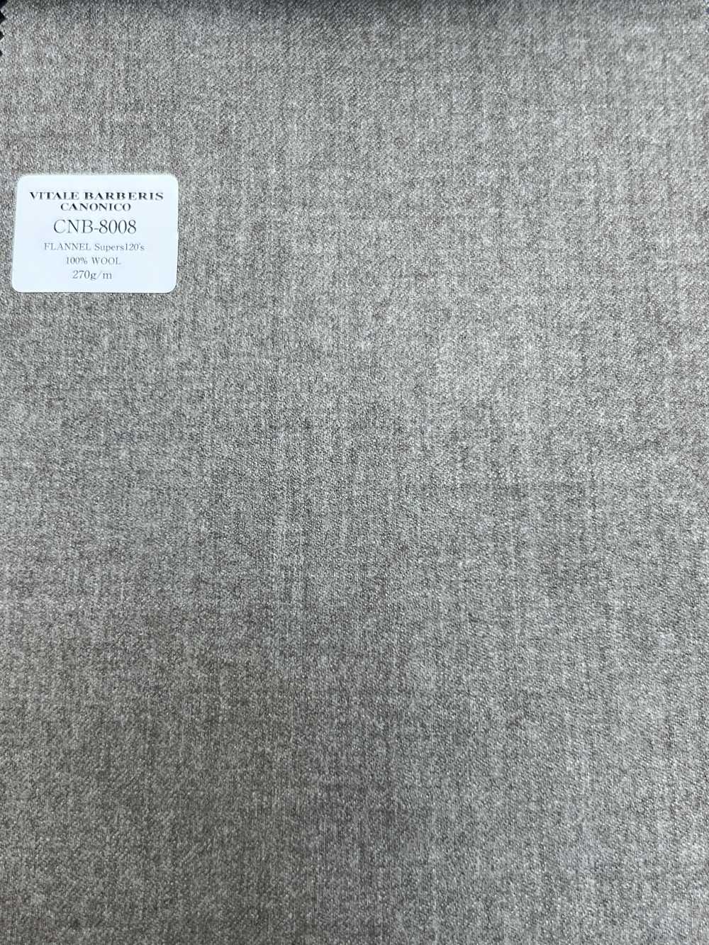 CNB8008 CANONICO Franela Estándar Super 120 Beige Sin Patrón[Textil] CANÓNICO