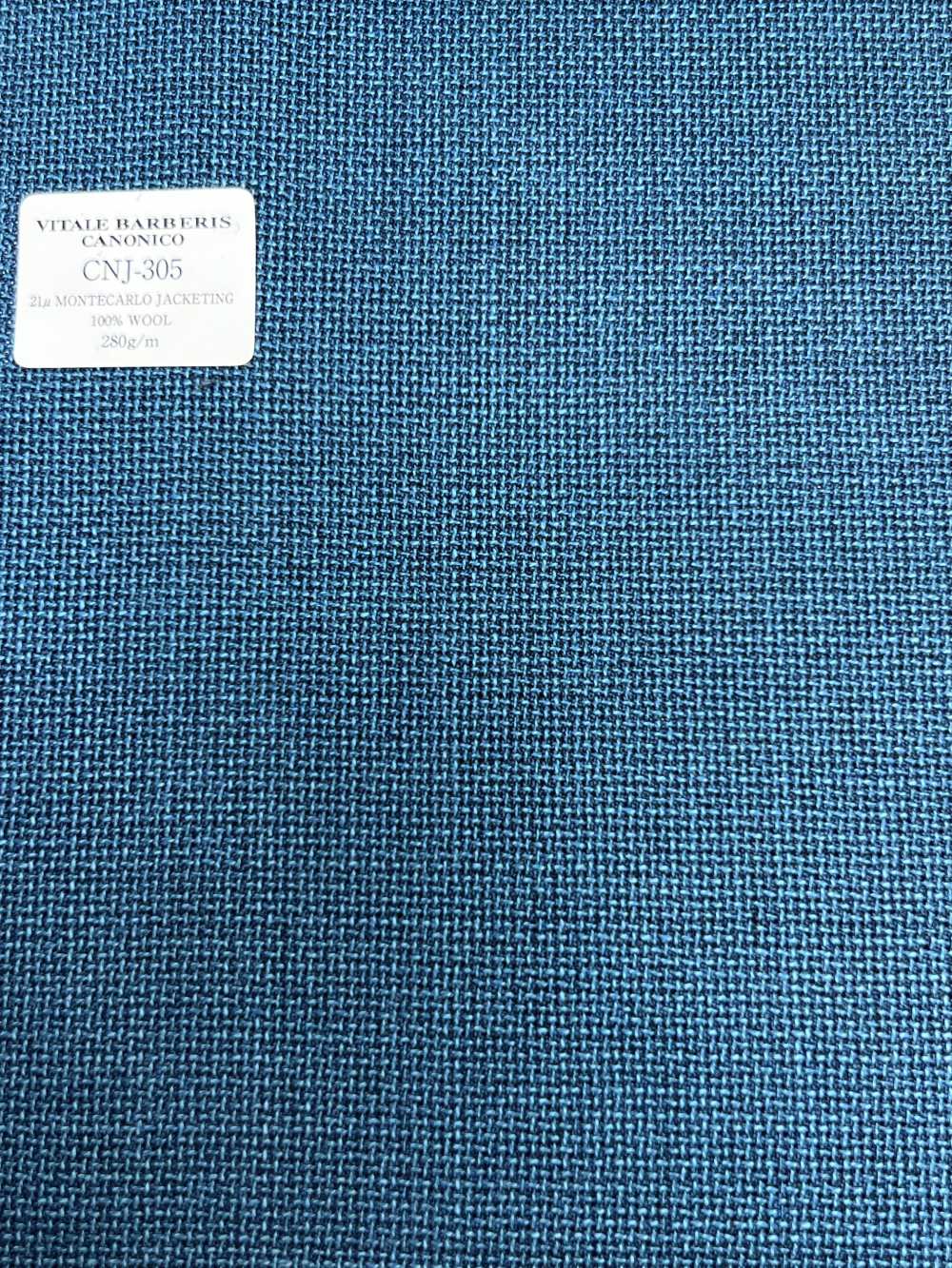 CNJ305 CANONICO Chaqueta Estilo Hopsack Montecarlo Estándar De 21 μ En Esmeralda Sin Estampado[Textil] CANÓNICO