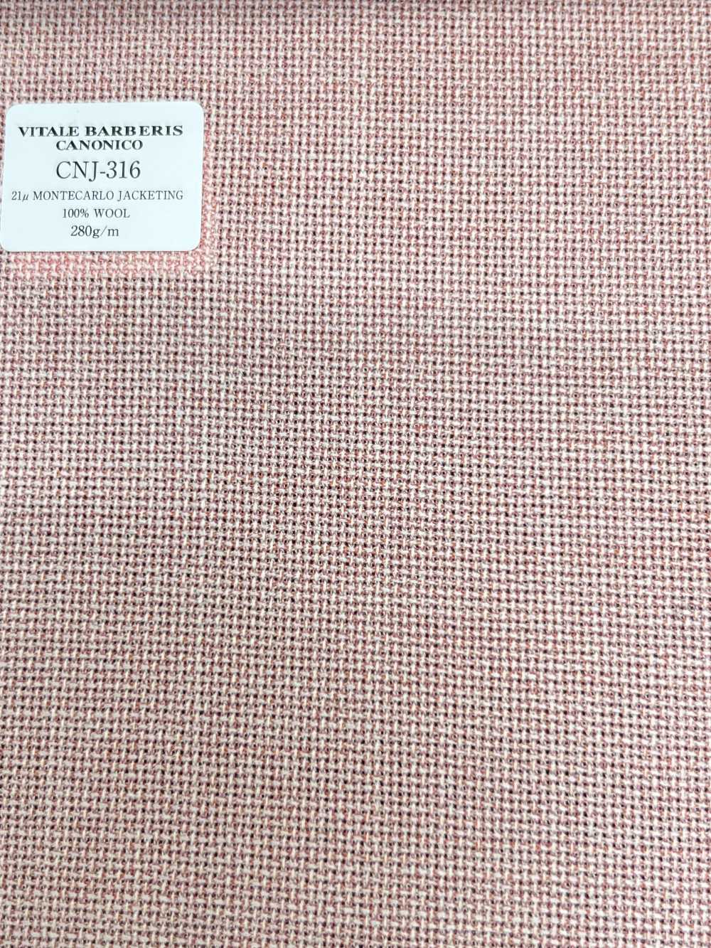 CNJ316 CANONICO Standard 21μ Montecarlo Jacket Hopsack Sin Patrón[Textil] CANÓNICO