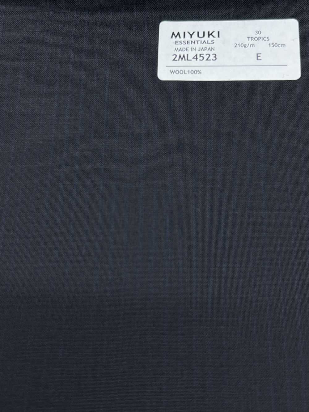 2ML4523 26SS Miyuki Textile MIYUKI Essentials TROPICS Rayas Azul Marino Fábricas De Lana Miyuki