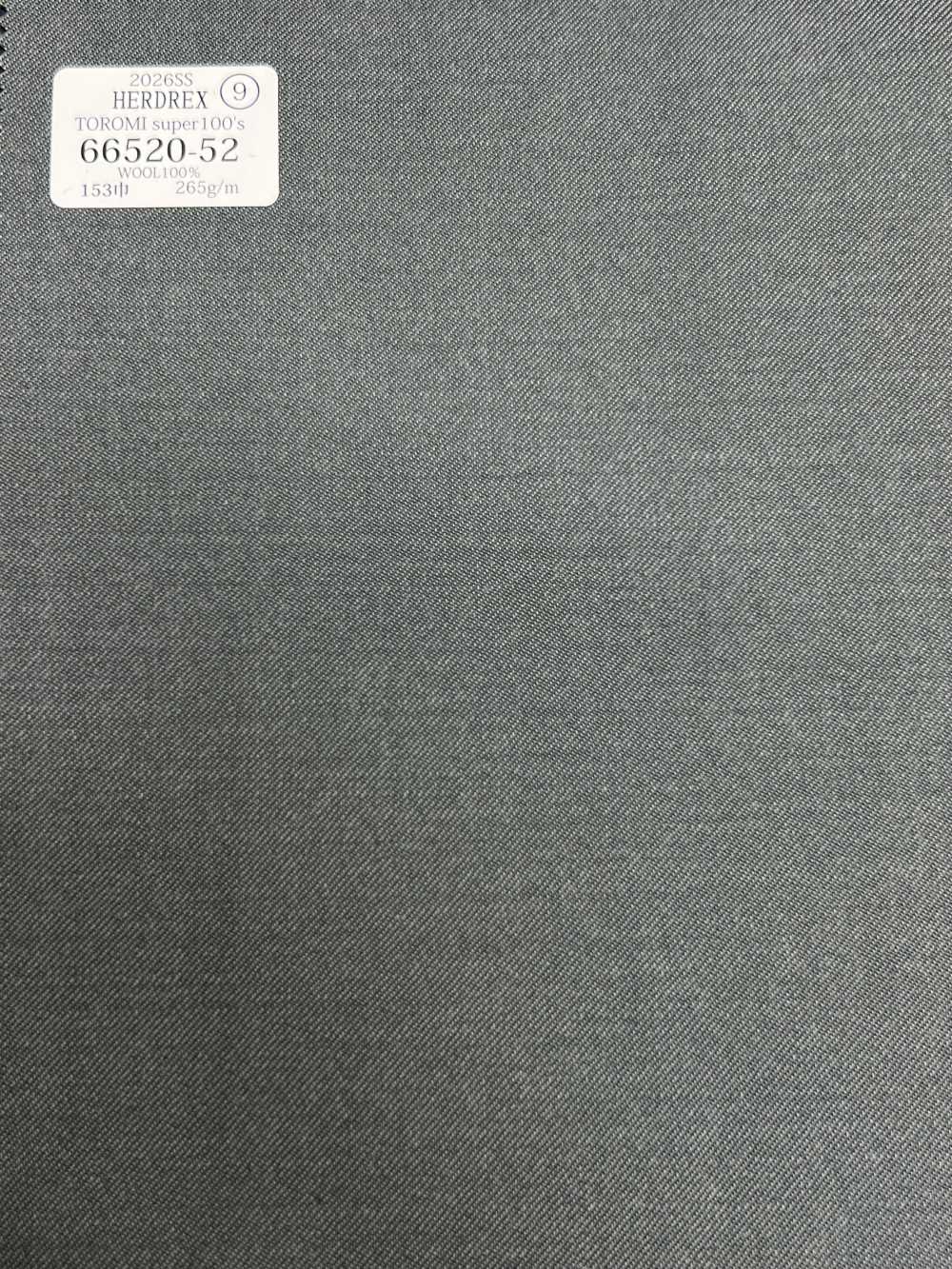 66520-52 26SS HERDREX [TOROMI Super100's] Toromi Super 100[Textil] Compañía Kunishima Co., Ltd.