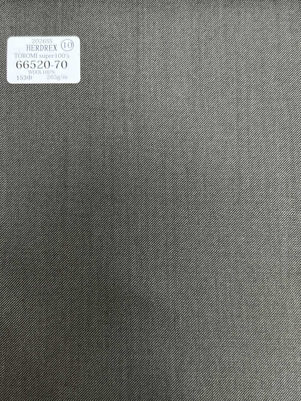 66520-70 26SS HERDREX [TOROMI Super100's] Toromi Super 100[Textil] Compañía Kunishima Co., Ltd.