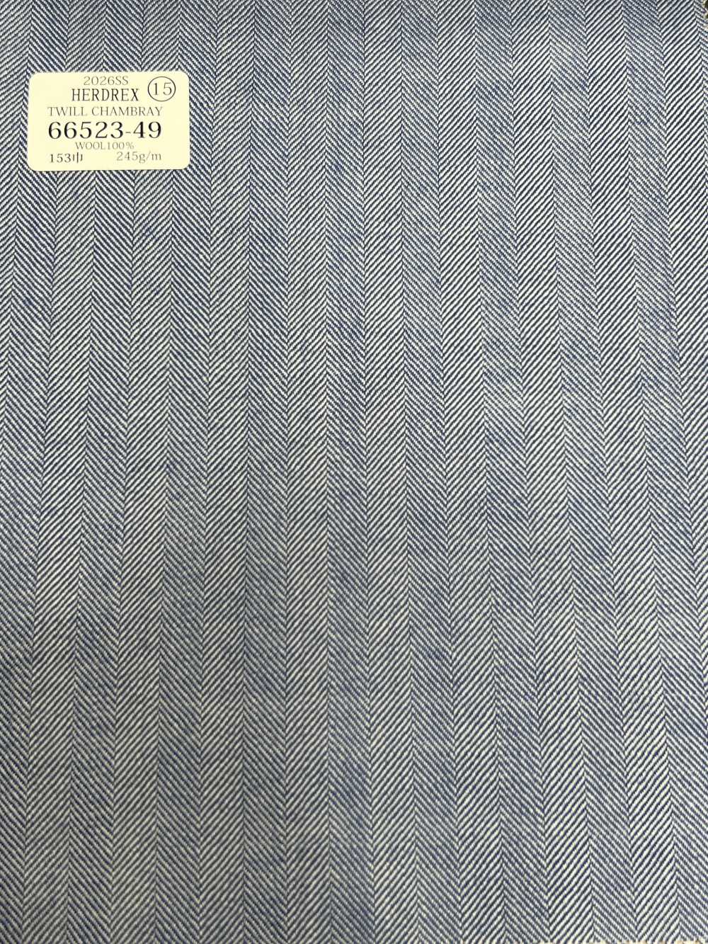 66523-49 26SS HERDREX 【SARGA CHAMBRAY】 Sarga Chambray[Textil] Compañía Kunishima Co., Ltd.