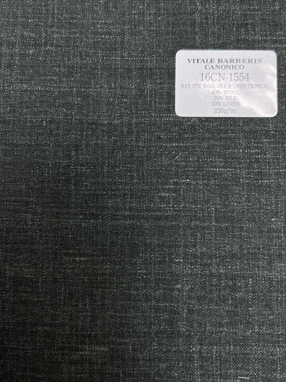 16CN1554 26SS VBC Vitale Barberis Canonico "SUPERSONIC" LANA ELÁSTICA NATURAL SEDA Y LINO TROPICAL[Textil] CANÓNICO