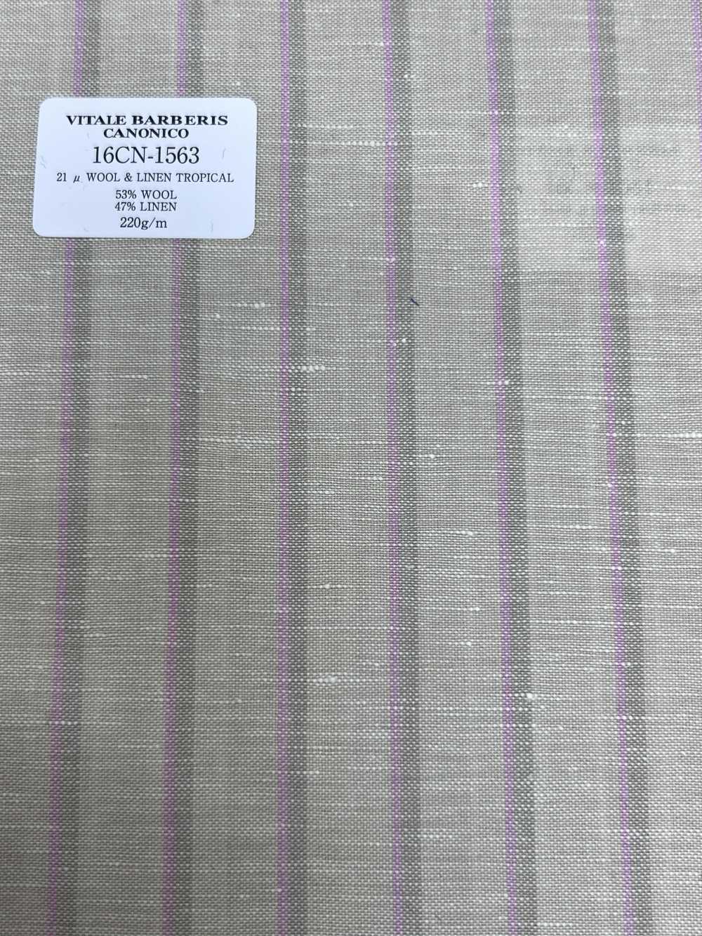 16CN1563 26SS VBC Vitale Barberis Canonico 21 μ LANA Y LINO TROPICAL[Textil] CANÓNICO