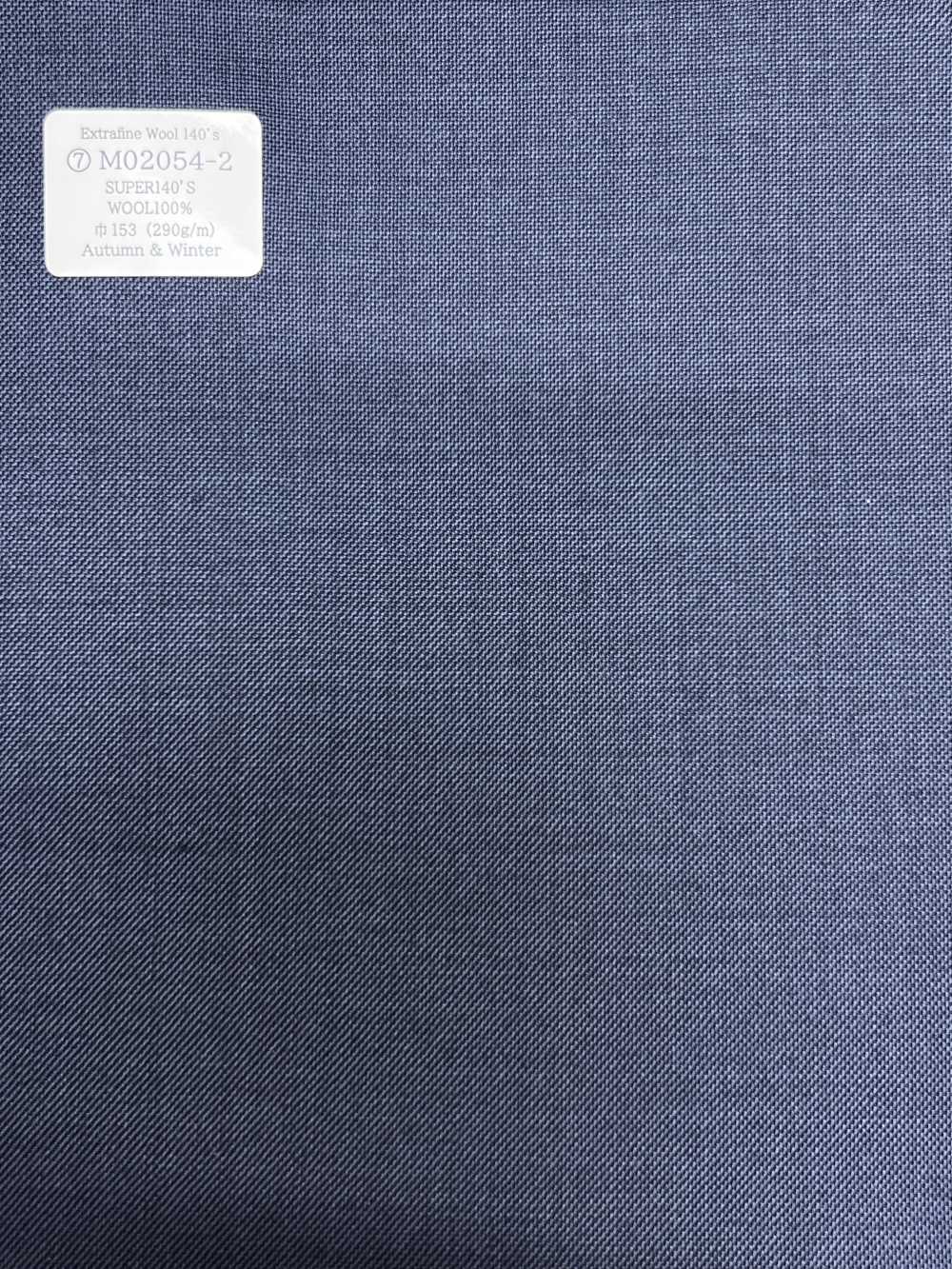 M02054-2 Línea Exclusiva KUNISHIMA1850 【Lana Extrafina 140’s】 Piel De Tiburón Azul[Textil] Compañía Kunishima Co., Ltd.