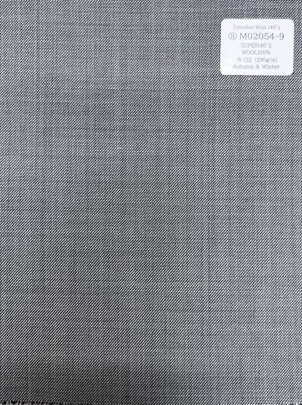 M02054-9 Línea Exclusiva KUNISHIMA1850 [Lana Extrafina 140's] Piel De Tiburón Blanca Y Negra[Textil] Compañía Kunishima Co., Ltd.
