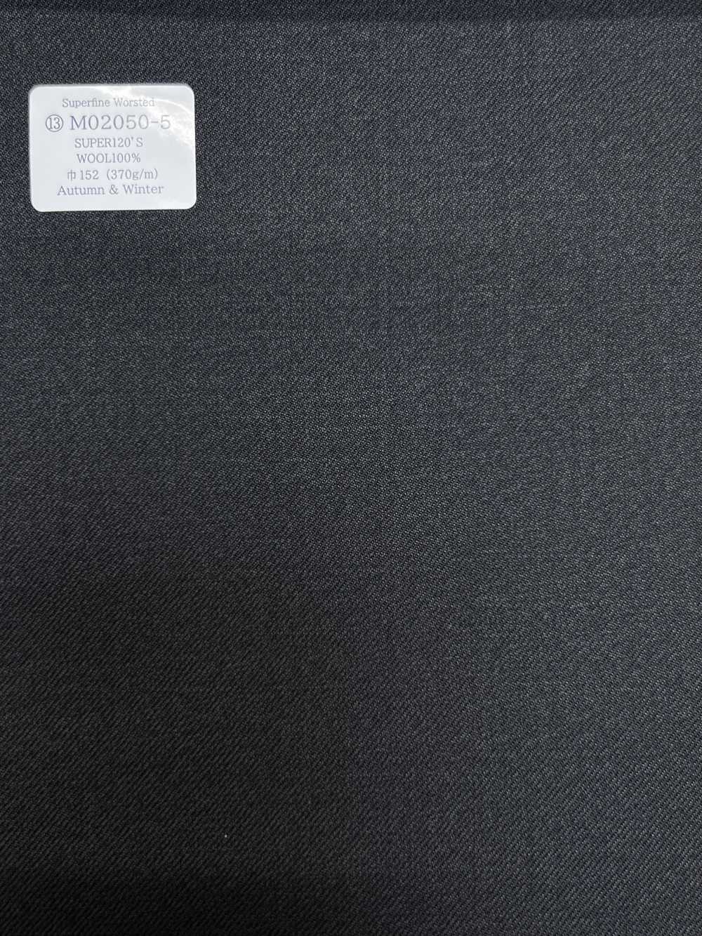 M02050-5 Línea Exclusiva KUNISHIMA1850 【Lana Peinada Superfina】 Gris Cielo Carbón Sin Estampado[Textil] Compañía Kunishima Co., Ltd.