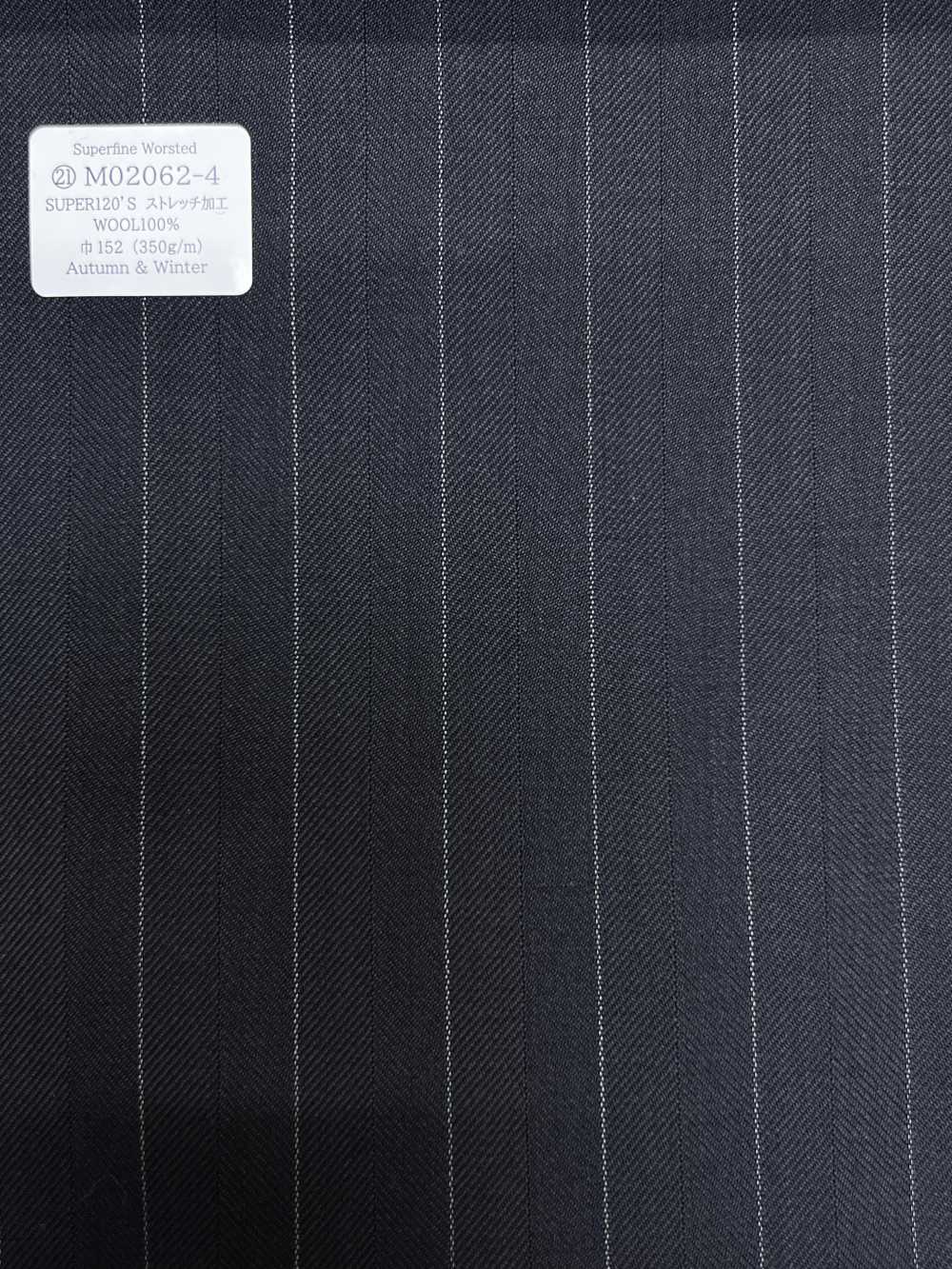 M02062-4 Línea Exclusiva KUNISHIMA1850 【Lana Peinada Superfina】Espiga Azul Marino[Textil] Compañía Kunishima Co., Ltd.