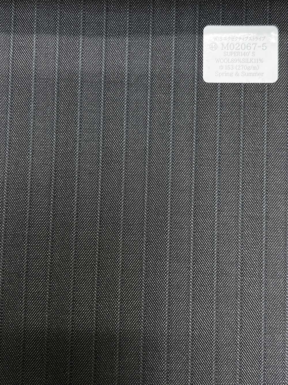 M02067-5 Línea Exclusiva KUNISHIMA1850 【Raya Ejecutiva W/S】 Raya Gris[Textil] Compañía Kunishima Co., Ltd.