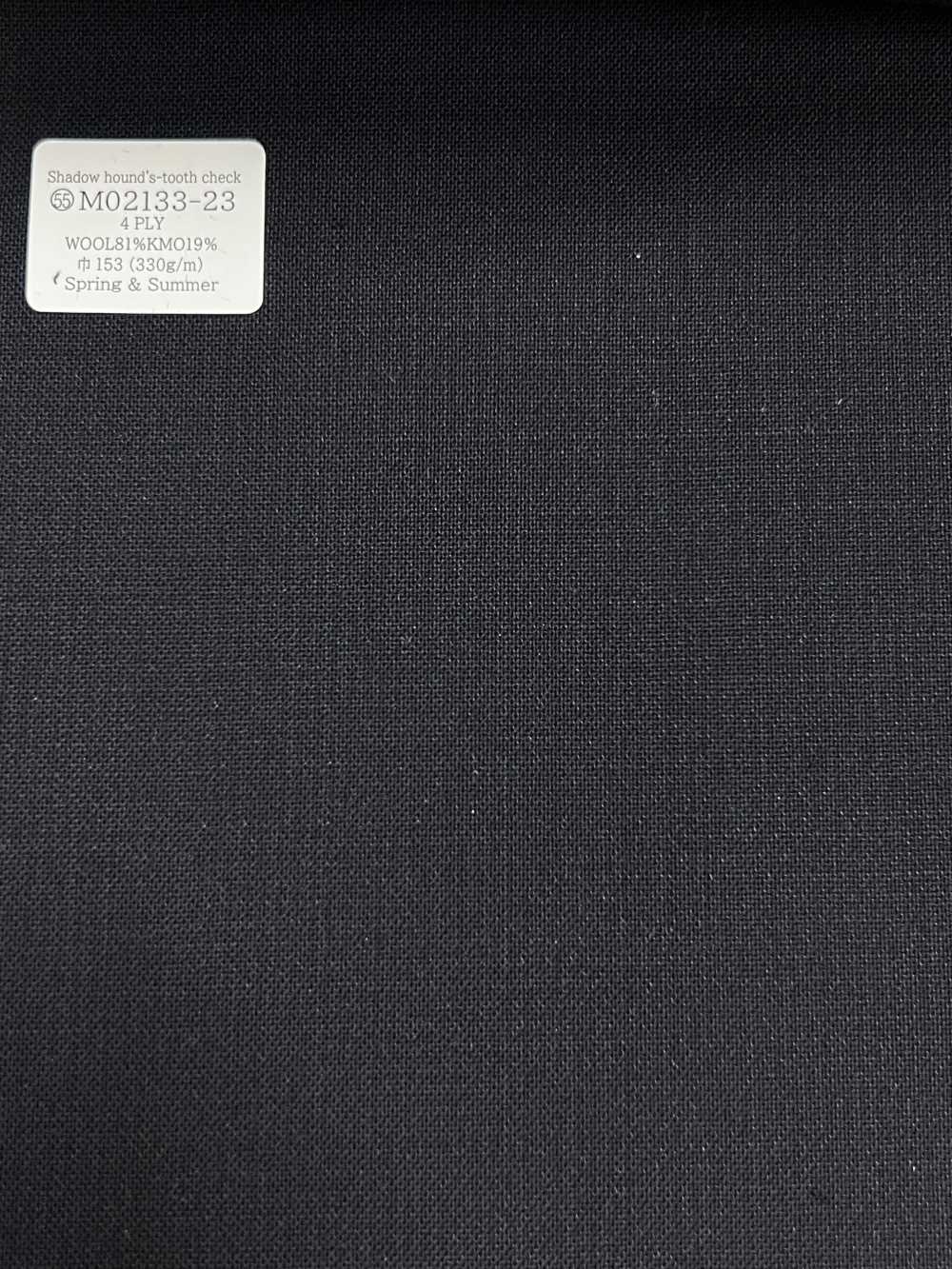 M02133-23 Línea Exclusiva KUNISHIMA1850 [Diente De Mano Sombrío] Azul Marino Oscuro/ Sin Estampado[Textil] Compañía Kunishima Co., Ltd.