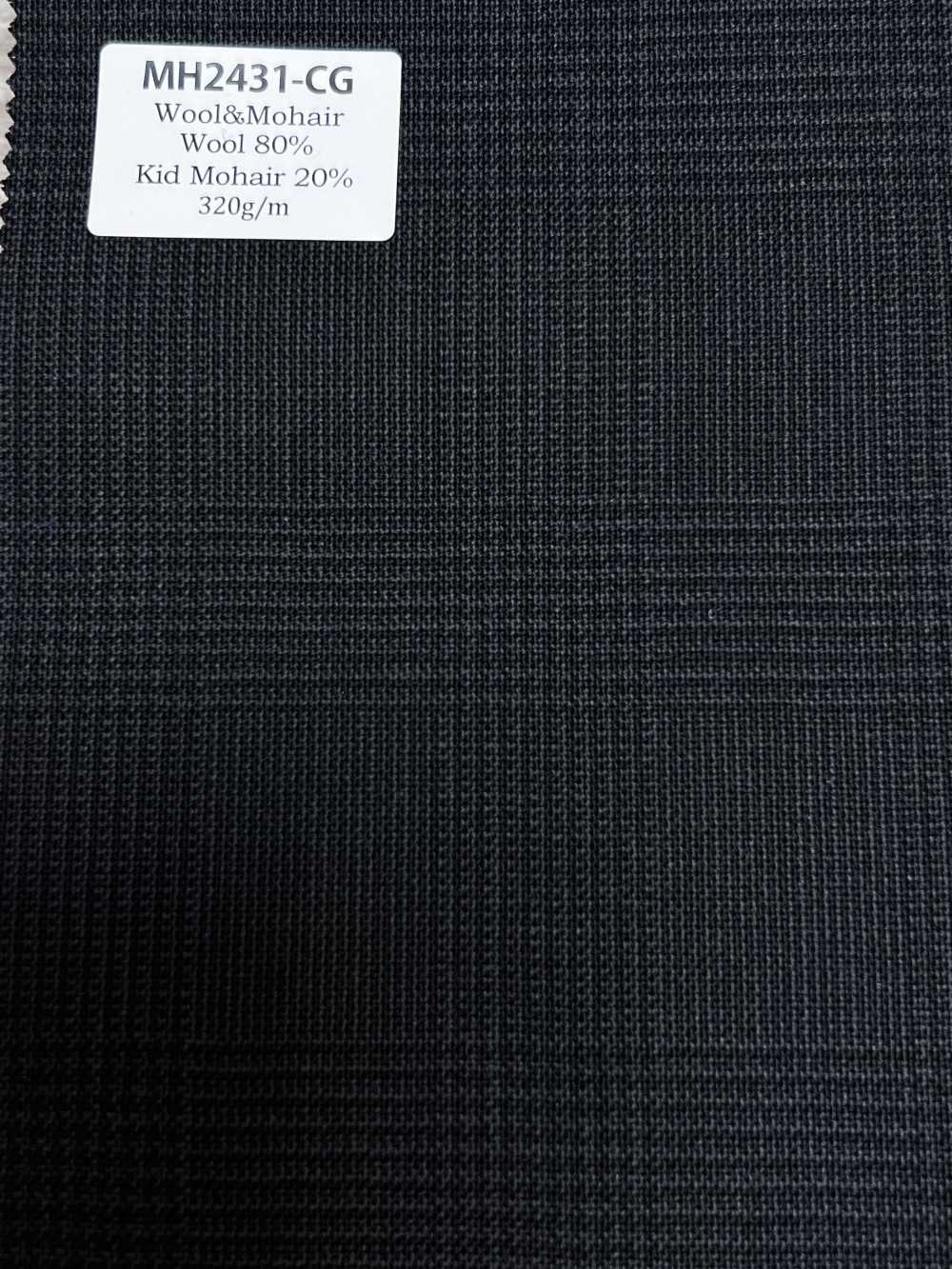 MH2431-CG Cuadro Estándar Japonés De Lana Y Mohair Peinado (Estilo Tonic), Gris Carbón Heaven[Textil]
