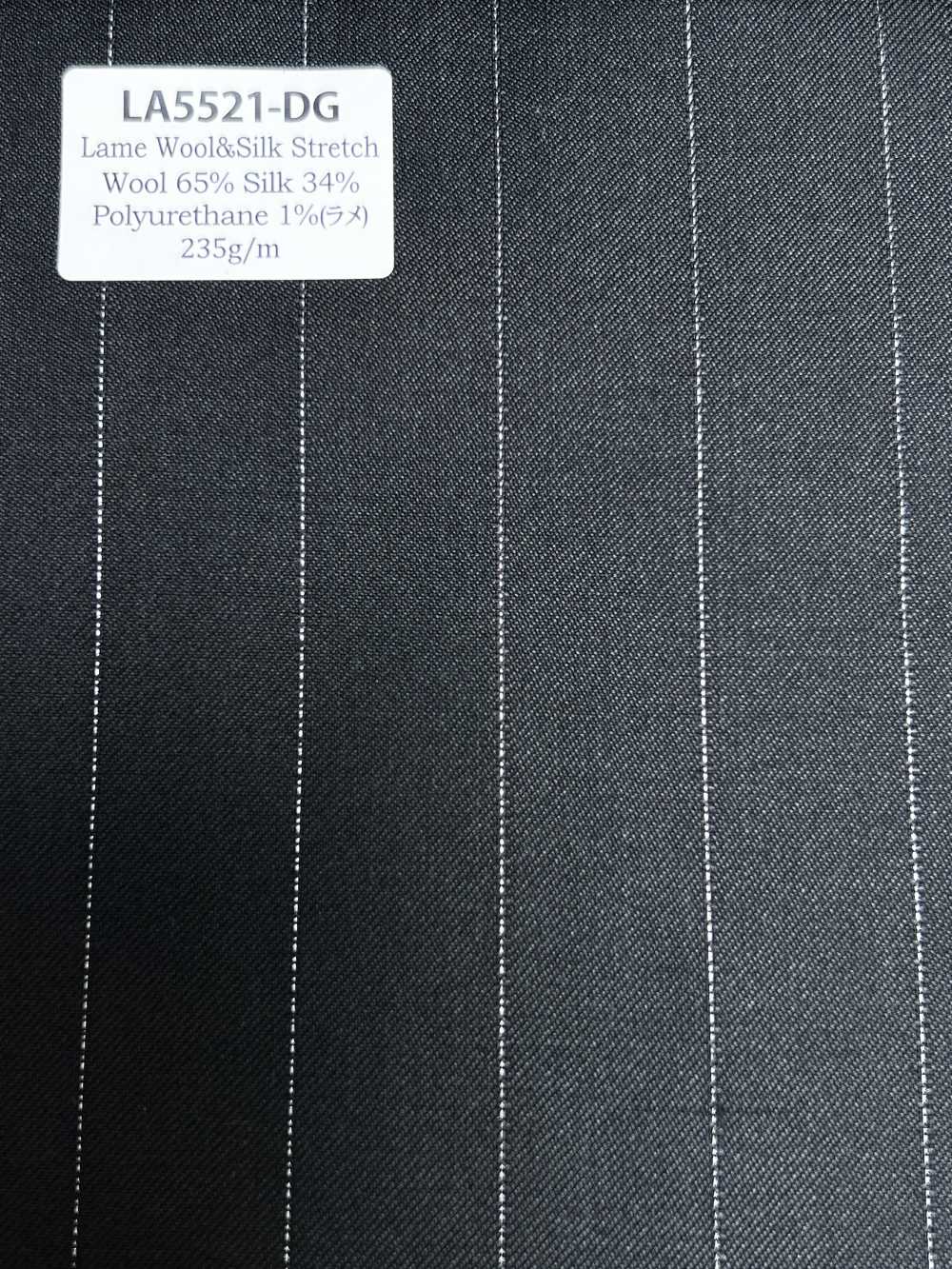 LA5521-DG Tejido Elástico De Lana Lamé De Seda Estándar Fabricado En Japón[Textil]