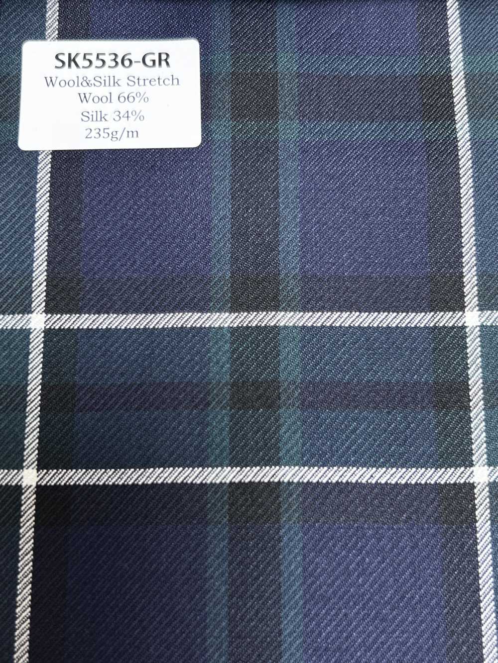 SK5536-GR Cuadro Elástico Estándar Japonés De Lana Y Seda, Verde[Textil]