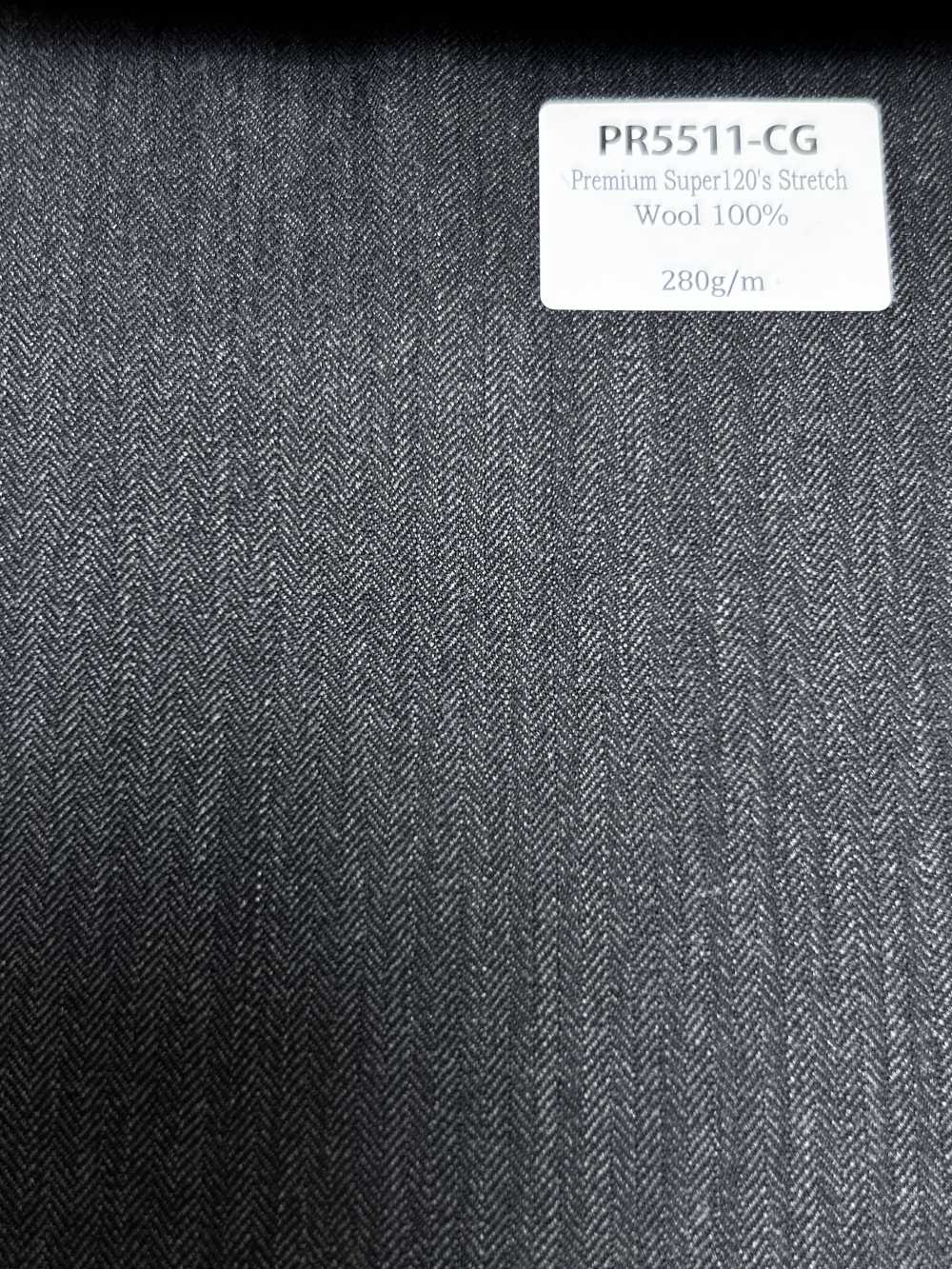 PR5511-CG Standard Hecho en Japón Premium Super120's elástico liso gris carbón[Textil] HOSOI SYOJI