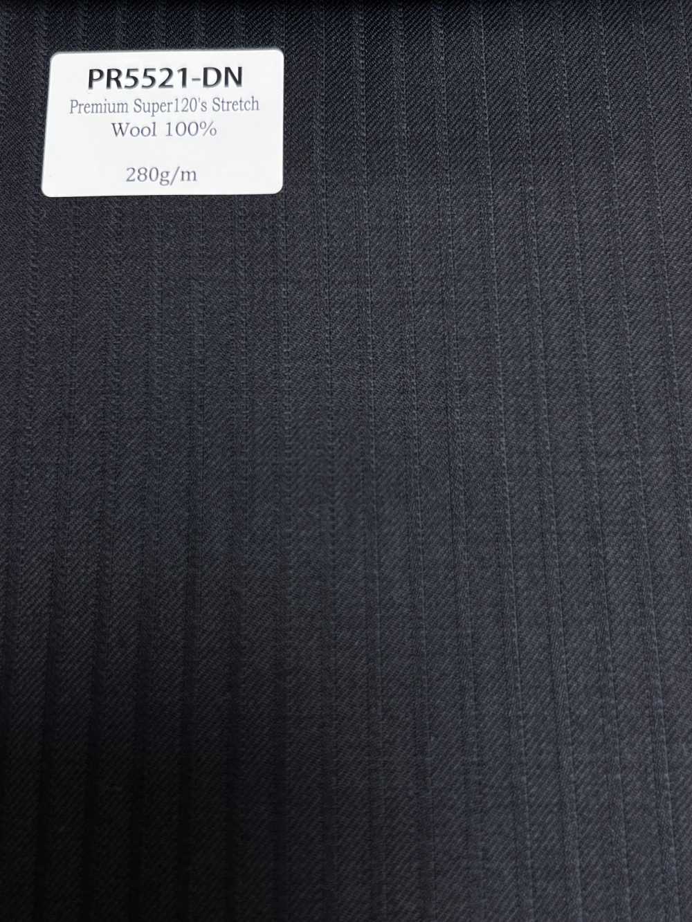 PR5521-DN Estándar Premium Super120's liso elástico azul marino oscuro fabricado en Japón[Textil] HOSOI SYOJI
