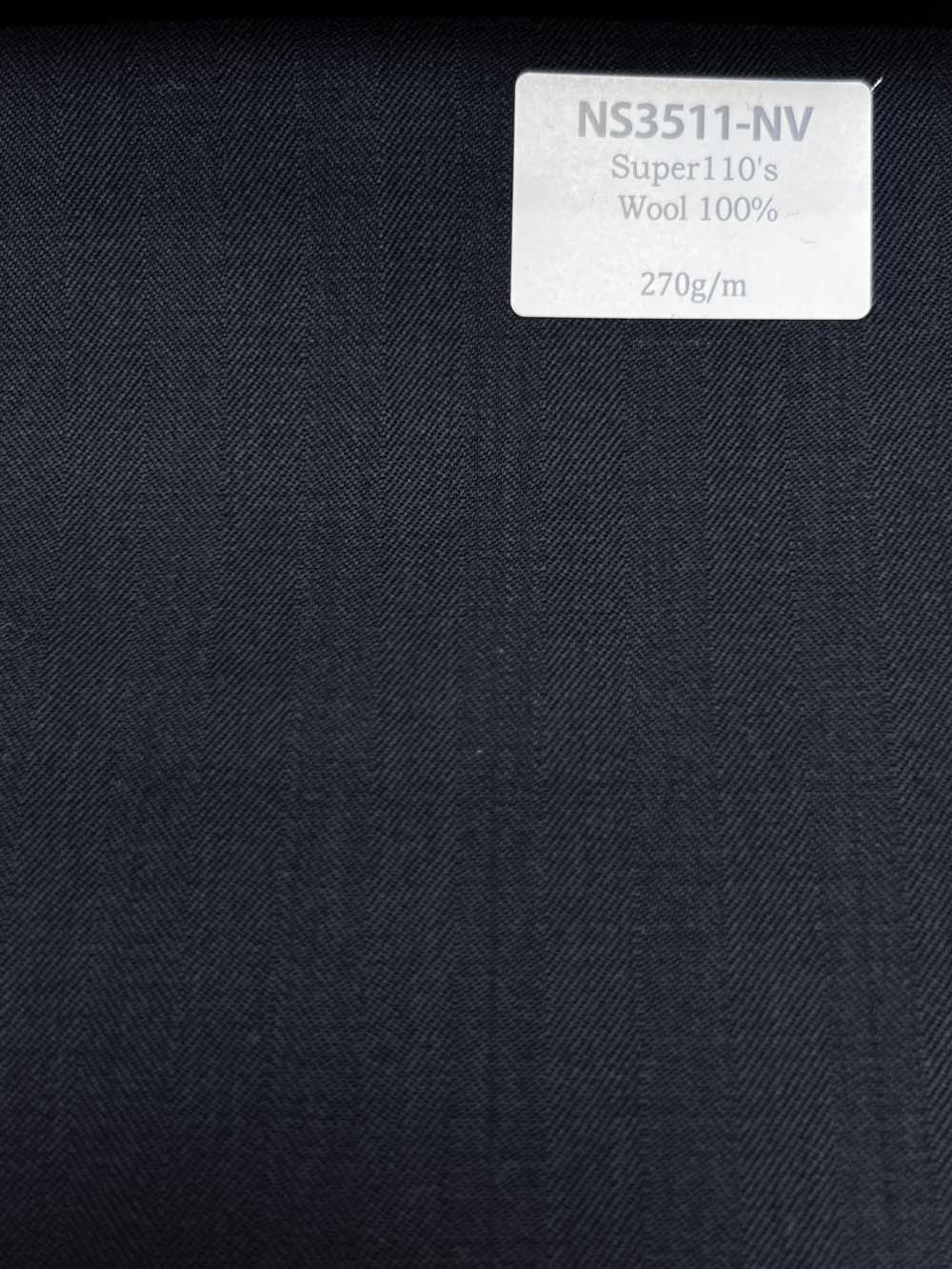 NS3511-NV Lana elástica Super110 de fabricación japonesa, azul marino clásico[Textil] HOSOI SYOJI