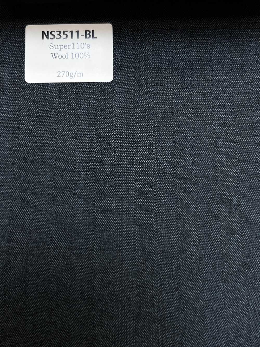 NS3511-BL Lana elástica azul clásica Super 110's de fabricación japonesa[Textil] HOSOI SYOJI