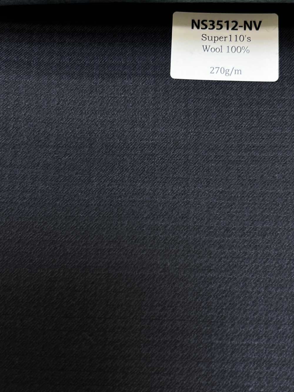NS3512-NV Lana elástica Super110’s clásica hecha en Japón azul marino[Textil] HOSOI SYOJI