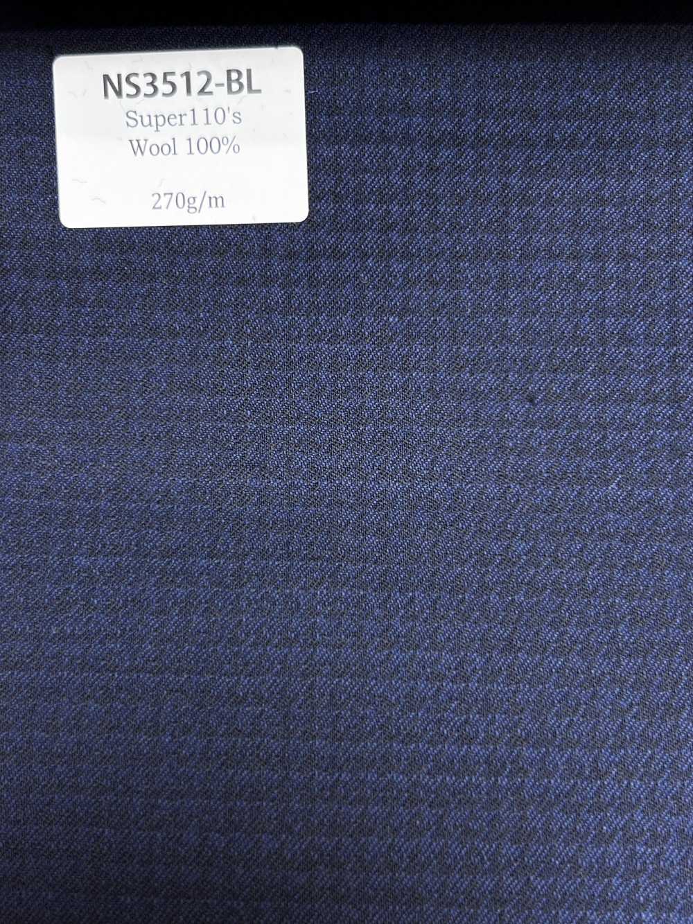 NS3512-BL Lana elástica azul Super110's clásica fabricada en Japón[Textil] HOSOI SYOJI