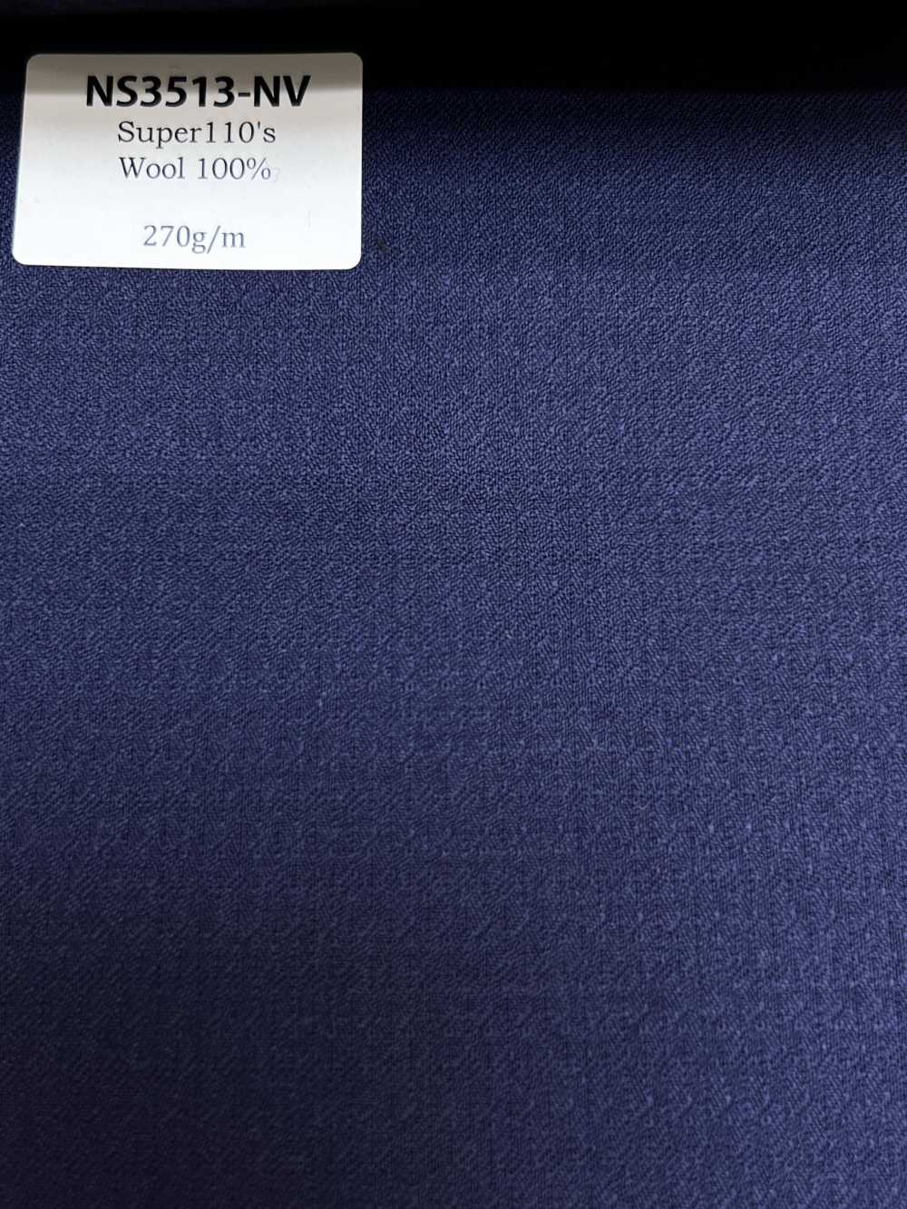 NS3513-NV Lana elástica Super 110 estándar, fabricada en Japón, azul marino[Textil] HOSOI SYOJI