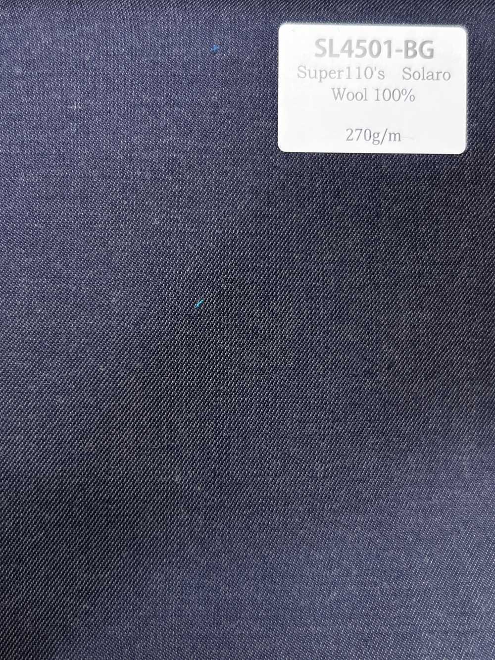 SL4501-BG Lana elástica iridiscente azul grisácea Super110’s de fabricación japonesa estándar[Textil] HOSOI SYOJI