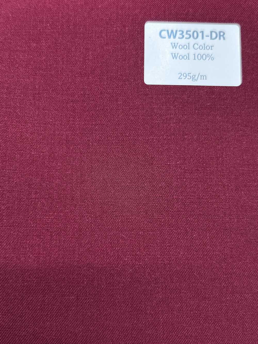 CW3501-DR Colección clásica de colores de lana hecha en Japón, rojo oscuro[Textil] HOSOI SYOJI
