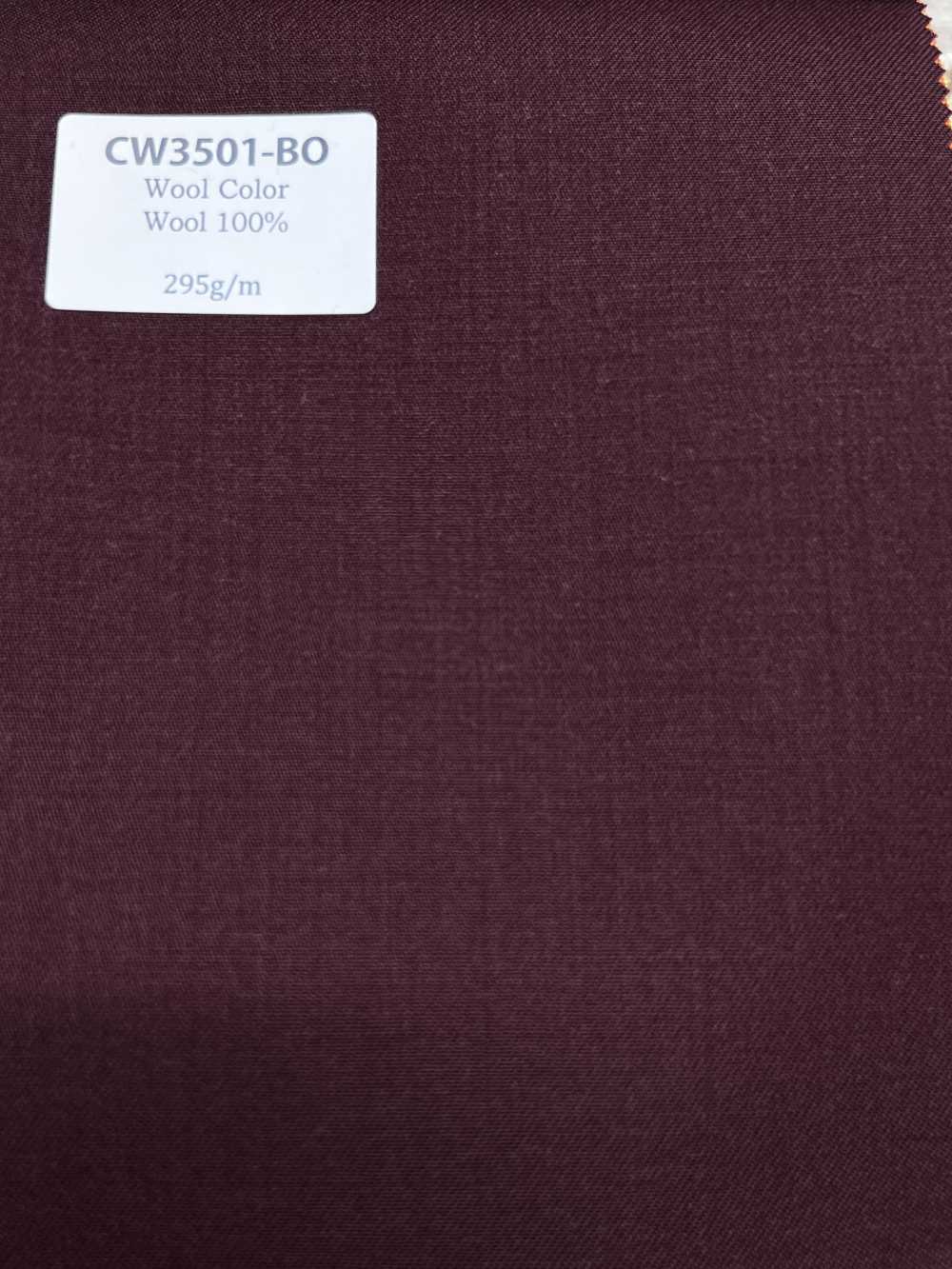 CW3501-BO Colección estándar de colores de lana fabricada en Japón Burdeos[Textil] HOSOI SYOJI