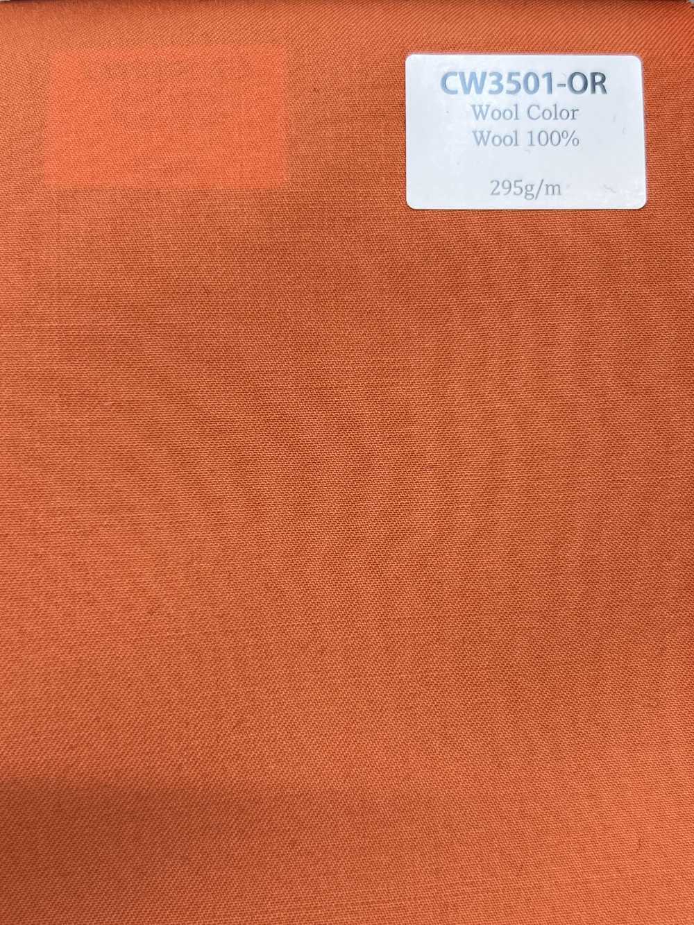 CW3501-OR Colección clásica de lana hecha en Japón, naranja[Textil] HOSOI SYOJI