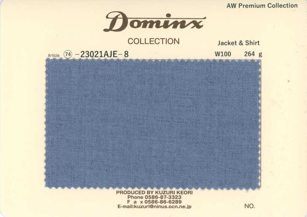 23021AJE-8 Chaqueta Y Camisa Estándar 100% Lana DOMINX (Dominx) Colección Premium Azul Claro[Textil] Tejido De Lana Kuzuri (DOMINX)