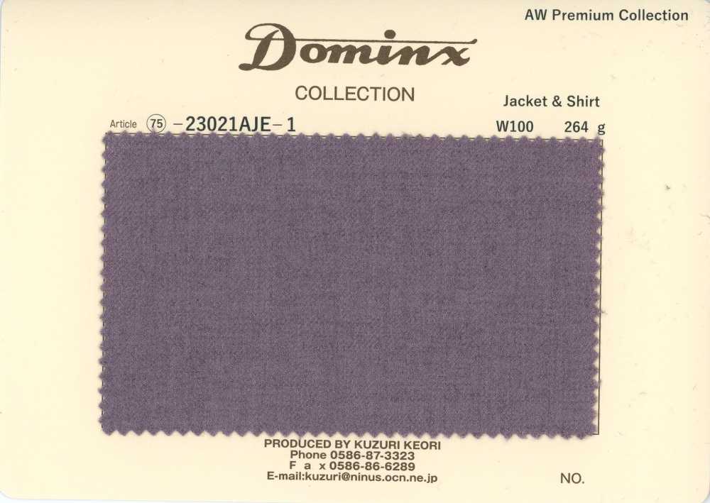 23021AJE-1 Chaqueta y camisa estándar 100% lana Colección Premium DOMINX morado[Textil] Tejido De Lana Kuzuri (DOMINX)
