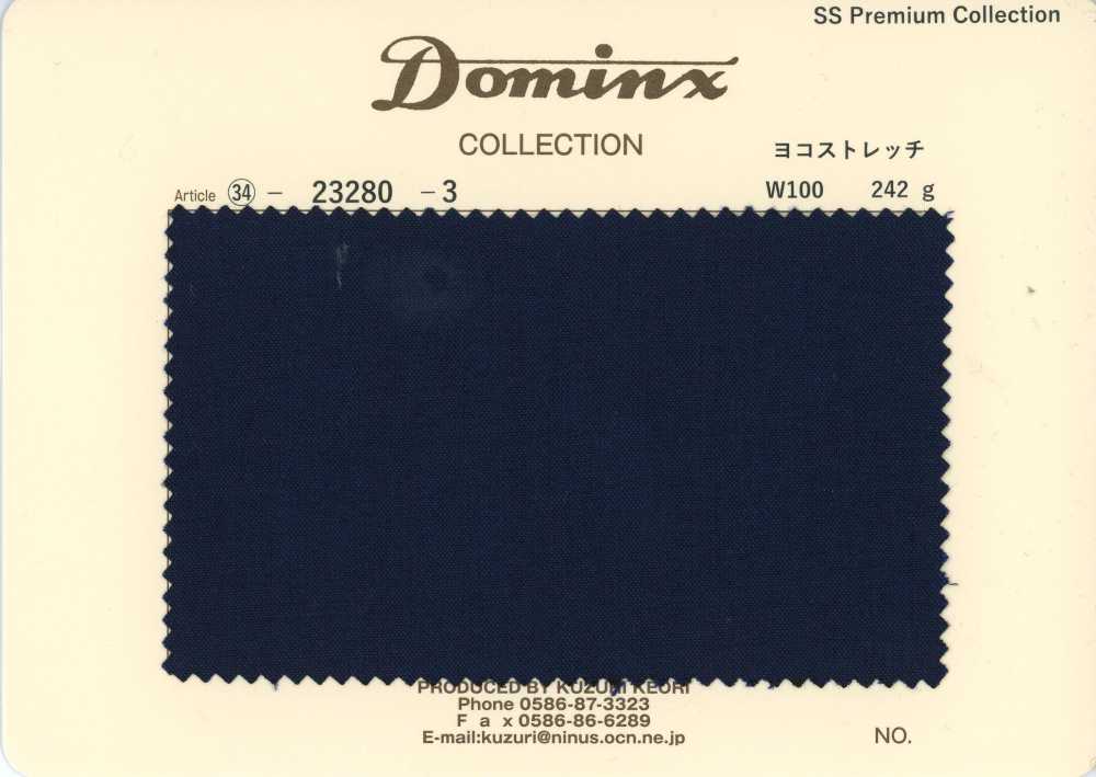 23280-3 Colección Estándar De Pantalones Con Elasticidad En La Trama, 100 % Lana, Colección Premium DOMINX, [Textil] Tejido De Lana Kuzuri (DOMINX)