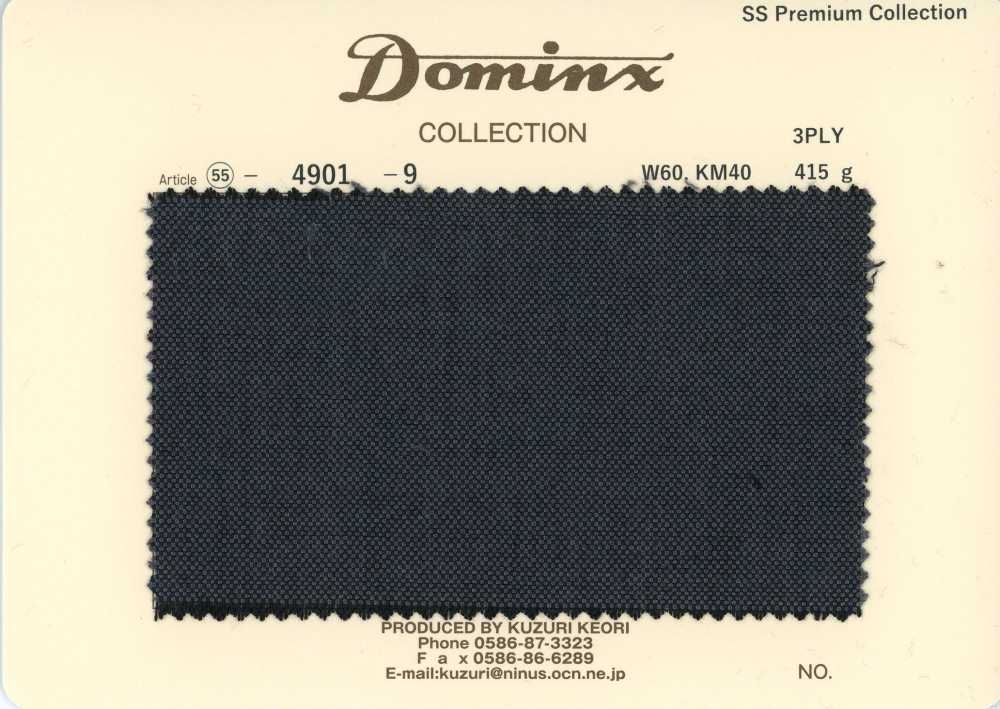 4901-9 Mohair de cabrito estándar de 3 cabos DOMINX Colección Premium carbón[Textil] Tejido De Lana Kuzuri (DOMINX)