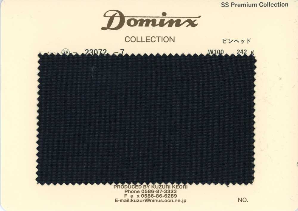 23072-7 Mohair kid clásico de microdibujo DOMINX Colección Premium carbón[Textil] Tejido De Lana Kuzuri (DOMINX)