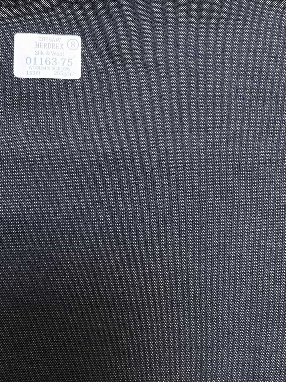 01163-75 26AW HERDREX [Seda y lana] liso marrón claro[Textil] Compañía Kunishima Co., Ltd.