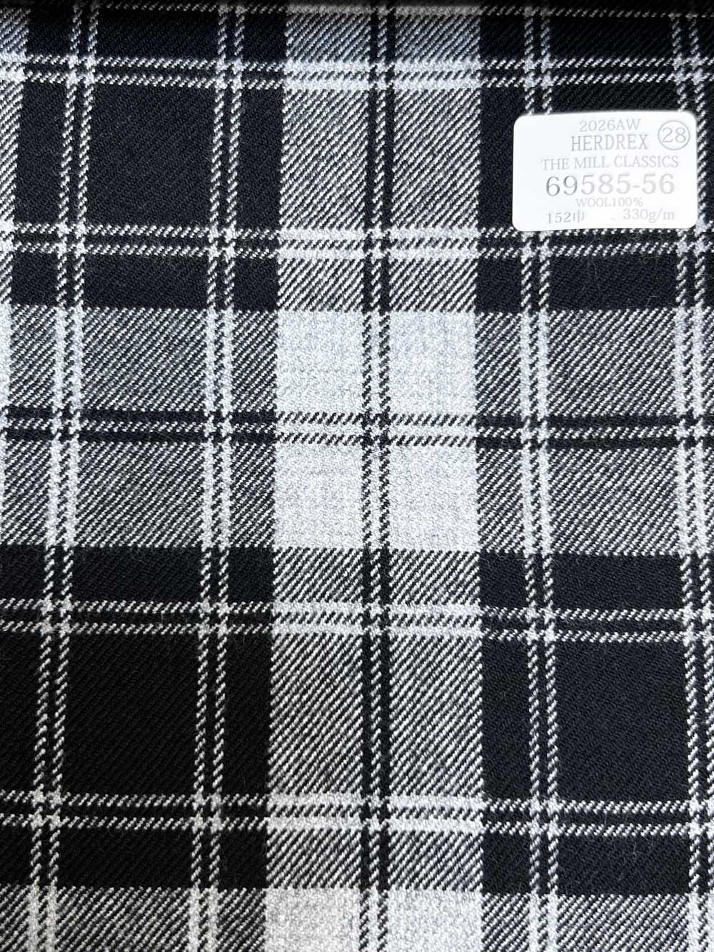 69585-56 26AW HERDREX [THE MILL CLASSICS] Cuadros gris[Textil] Compañía Kunishima Co., Ltd.