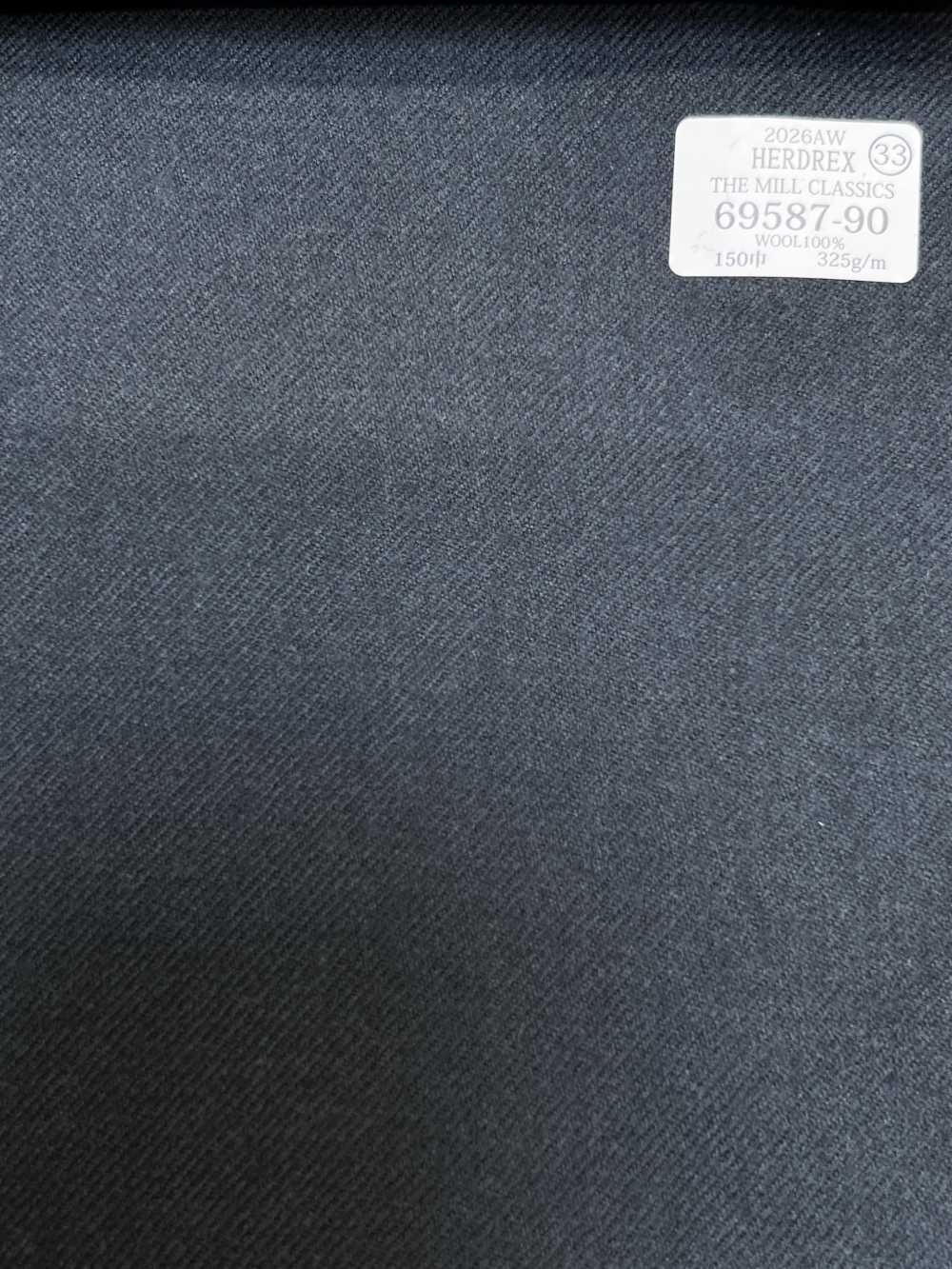 69587-90 26AW HERDREX [THE MILL CLASSICS] Mill Classics Verde humo liso[Textil] Compañía Kunishima Co., Ltd.