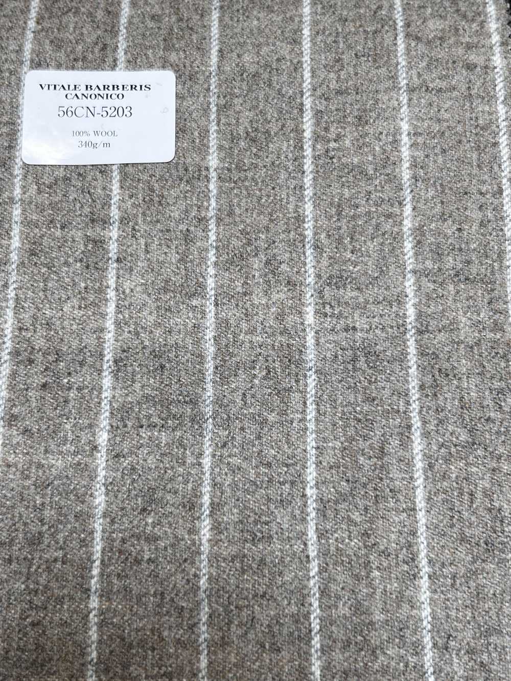 56CN5203 Franela de lana CANONICO ORIGINAL a rayas beige/blanco roto[Textil] CANÓNICO