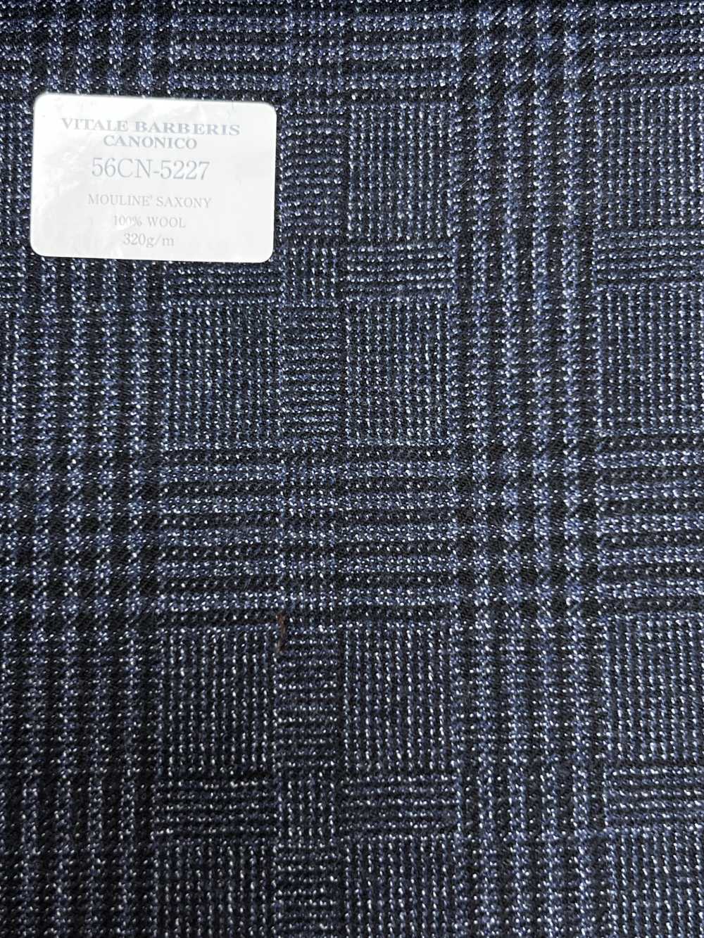 56CN5227 CANONICO (Canonico) 21 Mouliné Saxony azul marino cuadro Glen[Textil] CANÓNICO