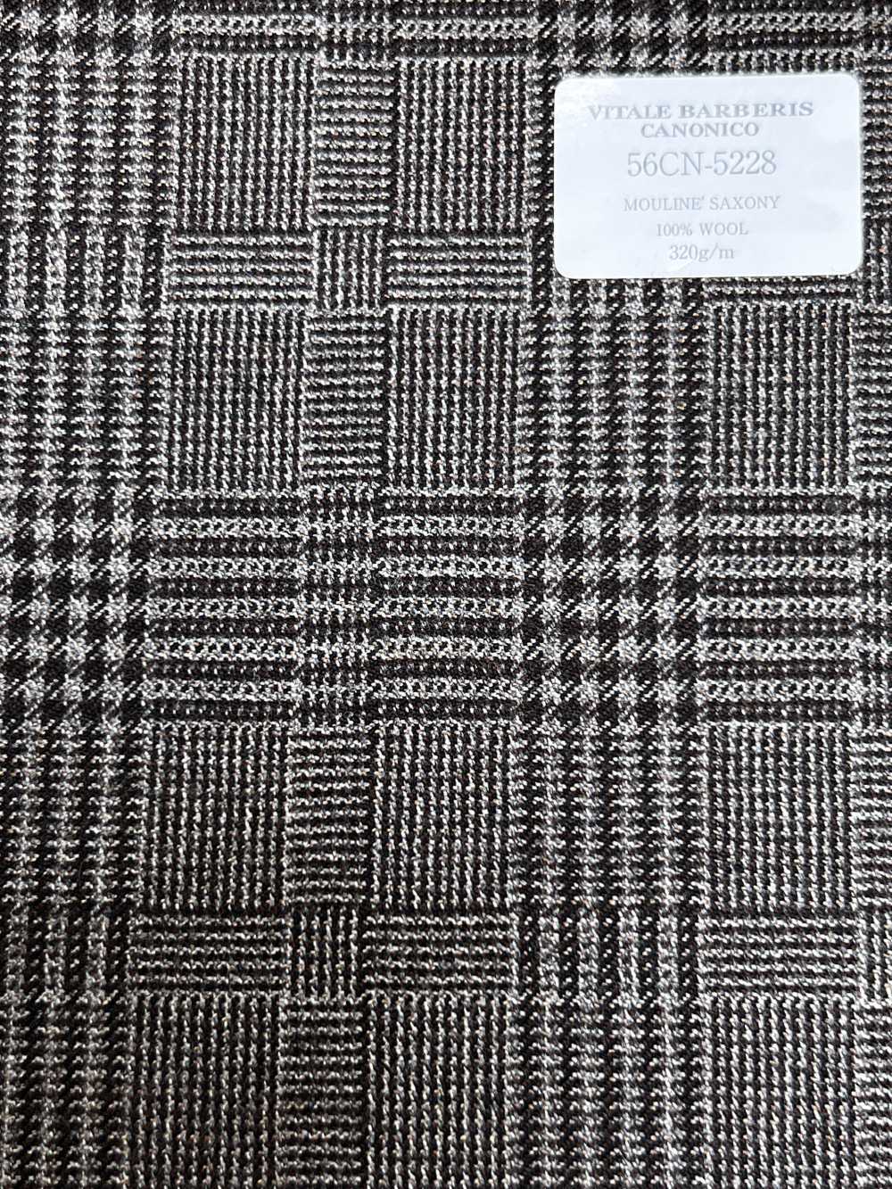 56CN5228 CANONICO 21 MOULINE SAXONY cuadros Glen marrón[Textil] CANÓNICO