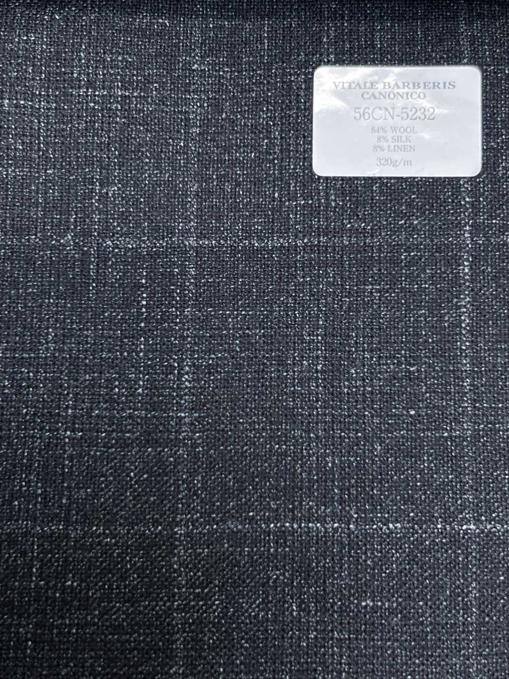 56CN5232 CANONICO WOOL SILK & LINEN TEJIDO DE SASTRERÍA ELEGANTE Verde/Marfil Cuadros ventana[Textil] CANÓNICO